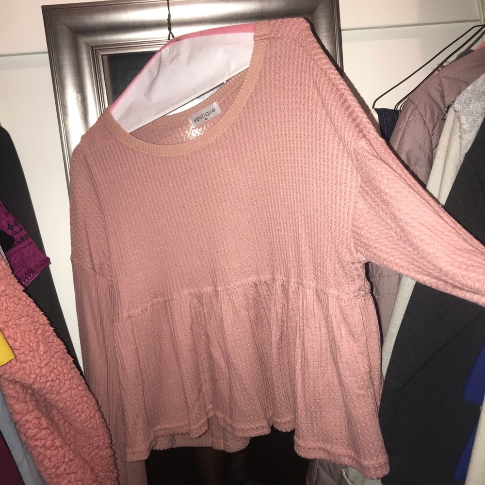 Pink Vestique blouse